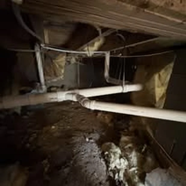 Crawlspace plumbing repair
